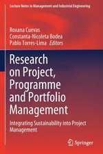 Research on Project, Programme and Portfolio Management: Integrating Sustainability into Project Management