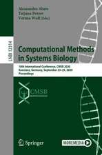 Computational Methods in Systems Biology: 18th International Conference, CMSB 2020, Konstanz, Germany, September 23–25, 2020, Proceedings