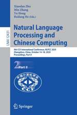 Natural Language Processing and Chinese Computing: 9th CCF International Conference, NLPCC 2020, Zhengzhou, China, October 14–18, 2020, Proceedings, Part II