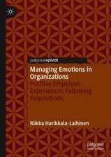 Managing Emotions in Organizations: Positive Employee Experiences Following Acquisitions