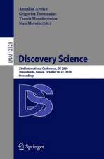 Discovery Science: 23rd International Conference, DS 2020, Thessaloniki, Greece, October 19–21, 2020, Proceedings