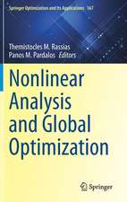 Nonlinear Analysis and Global Optimization