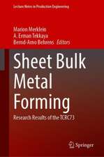 Sheet Bulk Metal Forming: Research Results of the TCRC73