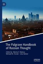 The Palgrave Handbook of Russian Thought