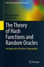 The Theory of Hash Functions and Random Oracles: An Approach to Modern Cryptography