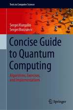 Concise Guide to Quantum Computing: Algorithms, Exercises, and Implementations