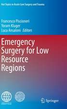 Emergency Surgery for Low Resource Regions