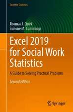 Excel 2019 for Social Work Statistics