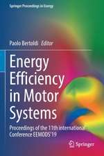 Energy Efficiency in Motor Systems: Proceedings of the 11th international Conference EEMODS’19