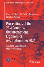 Proceedings of the 21st Congress of the International Ergonomics Association (IEA 2021): Volume I: Systems and Macroergonomics