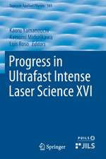 Progress in Ultrafast Intense Laser Science XVI