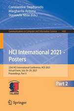 HCI International 2021 - Posters: 23rd HCI International Conference, HCII 2021, Virtual Event, July 24–29, 2021, Proceedings, Part II