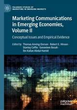 Marketing Communications in Emerging Economies, Volume II: Conceptual Issues and Empirical Evidence