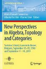 New Perspectives in Algebra, Topology and Categories