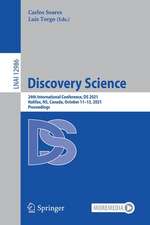 Discovery Science: 24th International Conference, DS 2021, Halifax, NS, Canada, October 11–13, 2021, Proceedings