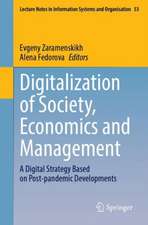 Digitalization of Society, Economics and Management: A Digital Strategy Based on Post-pandemic Developments