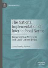 The National Implementation of International Norms: Transnational Networks and Local Content Policy