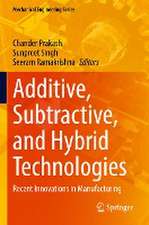 Additive, Subtractive, and Hybrid Technologies: Recent Innovations in Manufacturing