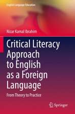 Critical Literacy Approach to English as a Foreign Language