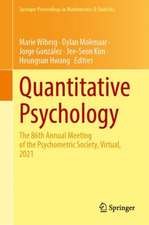 Quantitative Psychology: The 86th Annual Meeting of the Psychometric Society, Virtual, 2021