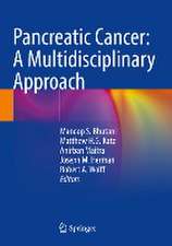 Pancreatic Cancer: A Multidisciplinary Approach