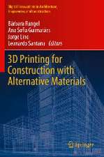 3D Printing for Construction with Alternative Materials