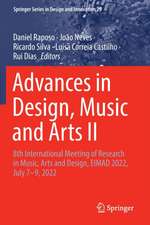 Advances in Design, Music and Arts II