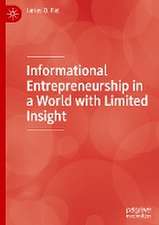 Informational Entrepreneurship in a World with Limited Insight