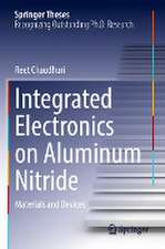 Integrated Electronics on Aluminum Nitride: Materials and Devices