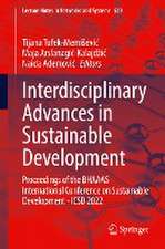 Interdisciplinary Advances in Sustainable Development: Proceedings of the BHAAAS International Conference on Sustainable Development -ICSD 2022