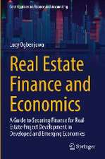 Real Estate Finance and Economics