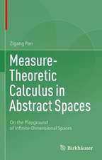 Measure-Theoretic Calculus in Abstract Spaces: On the Playground of Infinite-Dimensional Spaces