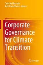 Corporate Governance for Climate Transition