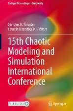 15th Chaotic Modeling and Simulation International Conference