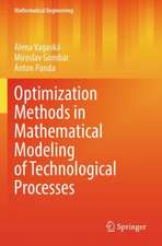 Optimization Methods in Mathematical Modeling of Technological Processes