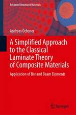 A Simplified Approach to the Classical Laminate Theory of Composite Materials: Application of Bar and Beam Elements