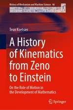 A History of Kinematics from Zeno to Einstein