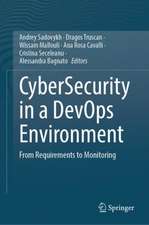 CyberSecurity in a DevOps Environment 