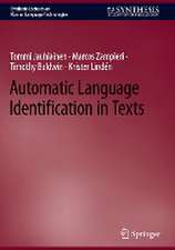 Automatic Language Identification in Texts