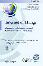 Internet of Things. Advances in Information and Communication Technology: 6th IFIP International Cross-Domain Conference, IFIPIoT 2023, Denton, TX, USA, November 2–3, 2023, Proceedings, Part II