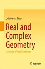Real and Complex Geometry
