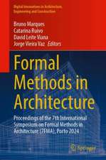 Formal Methods in Architecture