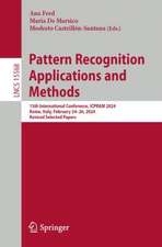 Pattern Recognition Applications and Methods
