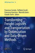 Transforming Freight Logistics and Transportation by Optimization and Data-Driven Methods