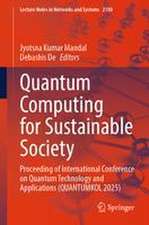 Quantum Computing for Sustainable Society