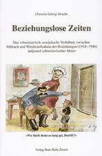 Beziehungslose Zeiten