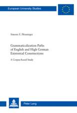 Grammaticalization Paths of English and High German Existential Constructions