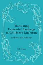 Translating Expressive Language in Children's Literature