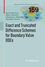 Exact and Truncated Difference Schemes for Boundary Value ODEs