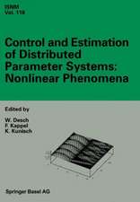 Control and Estimation of Distributed Parameter Systems: Nonlinear Phenomena